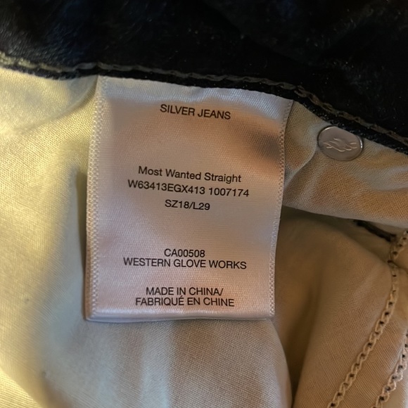 EUC Silver Skinny Jeans - Picture 4 of 6